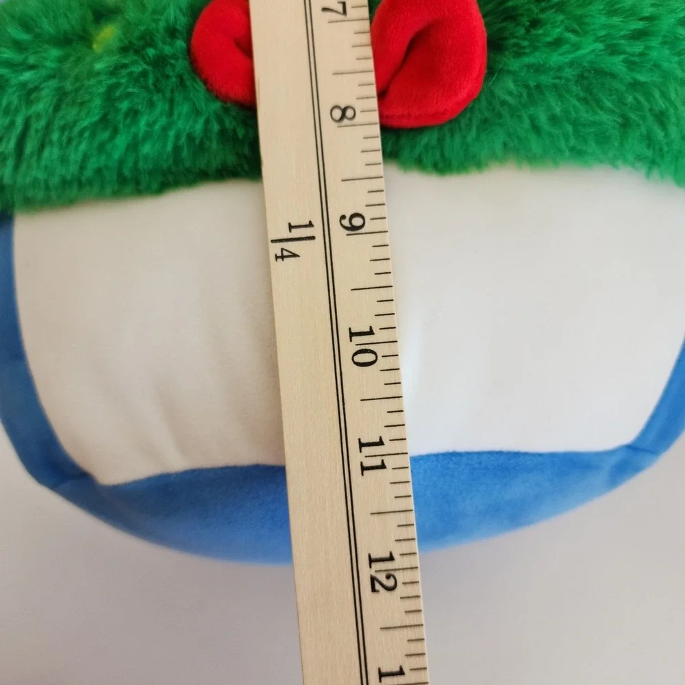 Squishmallows Puff the Penguin 12 Inch Christmas‎ Holiday Plush with Wreath Hat